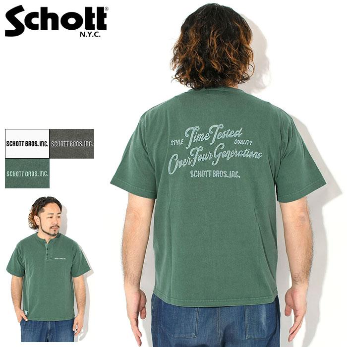 て*る様 SCHOTT ショット　シャツ Schott N.Y.C（ショット） Tシャツ 半袖 Schott タイム テステッド