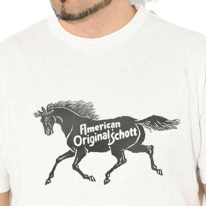 Schott N.Y.C（ショット） Tシャツ 半袖 Schott メンズ A.O. ホース