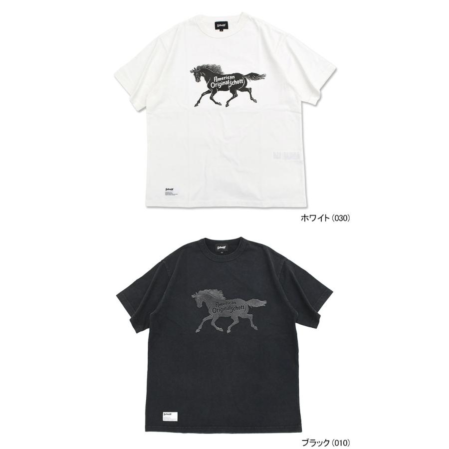 Schott N.Y.C（ショット） Tシャツ 半袖 Schott メンズ A.O. ホース