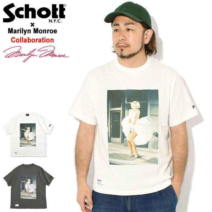 Schott N.Y.C（ショット） Tシャツ 半袖 Schott メンズ マリリン