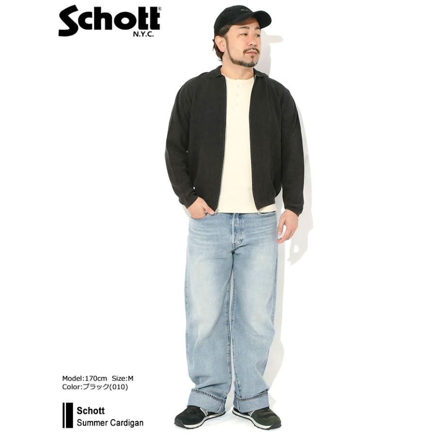 Schott N.Y.C（ショット） カーディガン Schott メンズ サマー