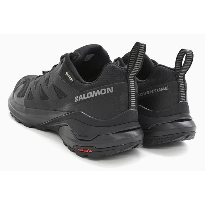 サロモン スニーカー SALOMON メンズ 男性用 エックス アドベンチャー ゴアテックス Black/Black/Black ( X-ADVENTURE GTX GORE-TEX 防水 L47321100 )_3