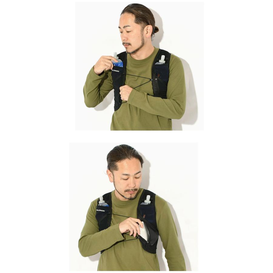 SALOMON（サロモン） ランニング ベスト アクティブ スキン 4 セット