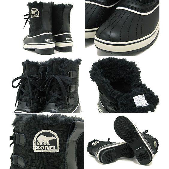 SOREL（ソレル） ブーツ ティボリ Black/Turtledove WOMENS レディース