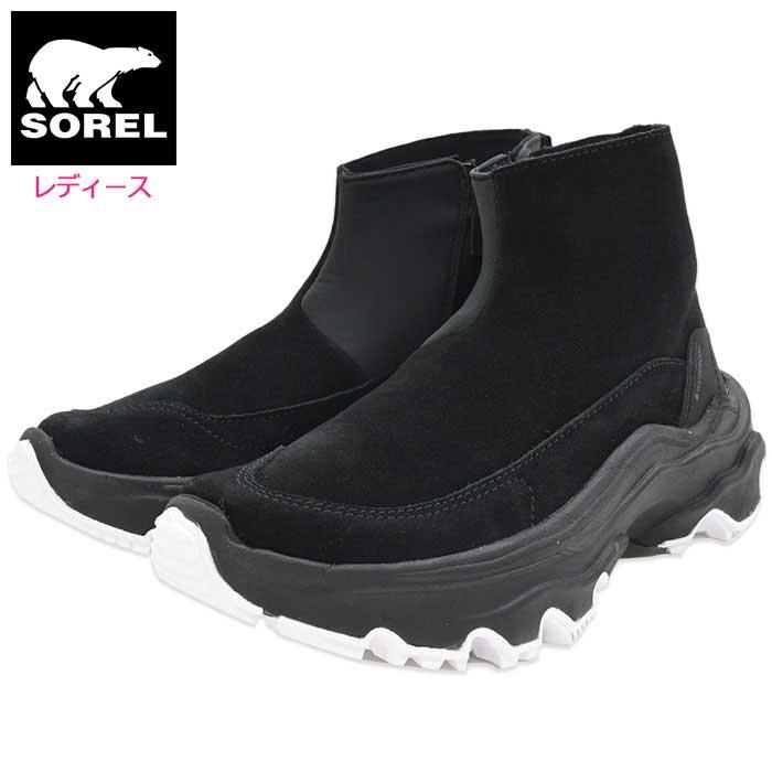 SOREL（ソレル） スニーカー レディース 女性用 キネティック ブレイクスルー アルカディア WP Black/White ウィメンズ ...
