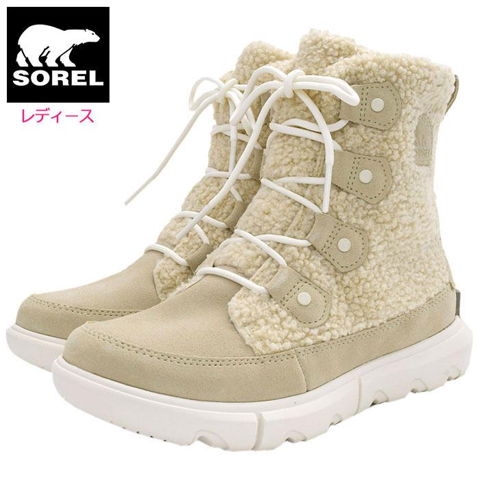 SOREL（ソレル） スノーブーツ レディース 女性用 エクスプローラー ネクスト ジョアン コージー Bleached Ceramic ...