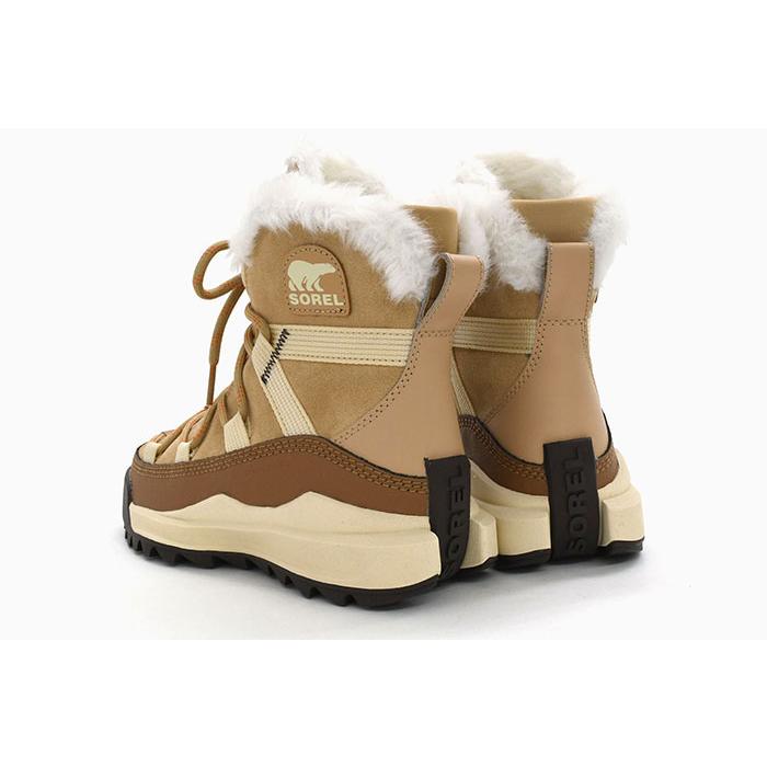 SOREL（ソレル） スノーブーツ レディース 女性用 アウトアンドアバウト リミックス グレイシー WP Canoe/Sea Salt ...
