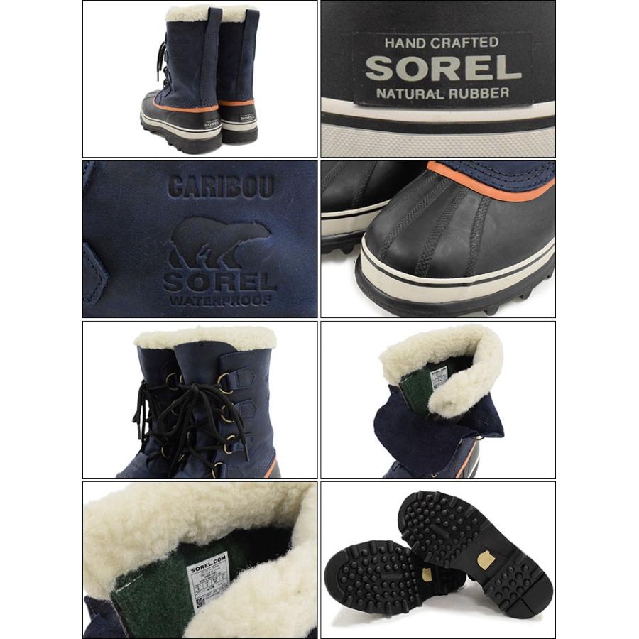 SORELソレル　カリブー防水オールフルグレインレザーメンズ26cm 新品未使用 SOREL（ソレル） 【即日発送】SOREL カリブー WP Black,Bruno,Buff