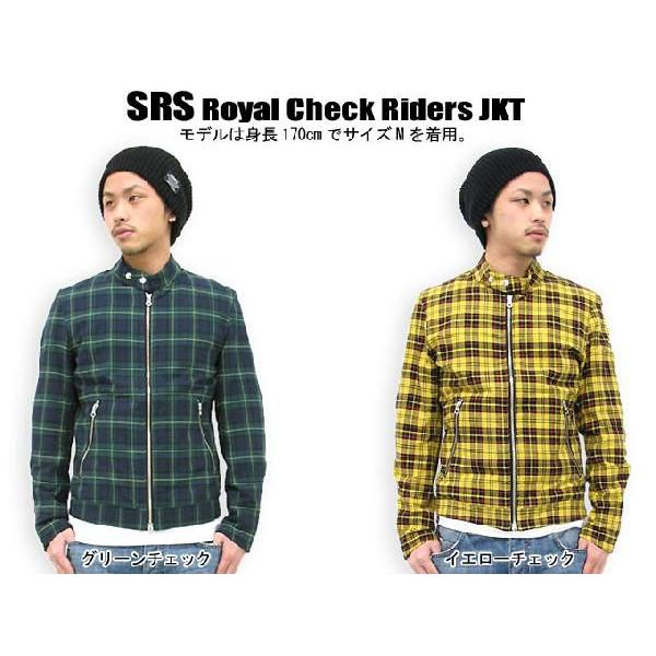 PROJECT SR'ES（プロジェクトエスアールエス） SRS(エスアールエス) Royal Check Riders JKT : ice ...
