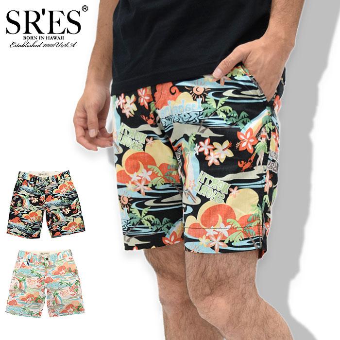 エスアールエス ハーフパンツ Sres メンズ ジェニュイン アロハ ショーツ Srs Genuine Aloha Short ショートパンツ ボトムス Ice Field 通販 Paypayモール
