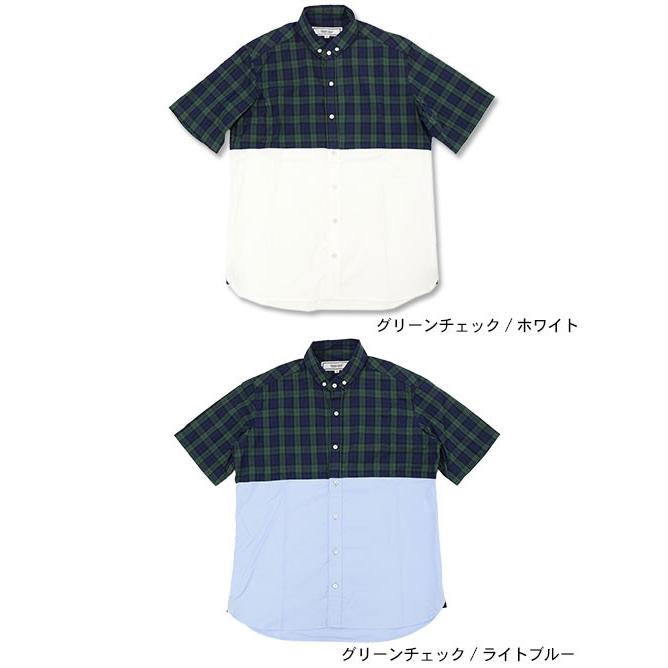 エスアールエス SRES シャツ 半袖 メンズ コンバージョン チェック(SRS Conversion Check S/S Shirt カジュアルシャツ トップス)｜icefield｜02