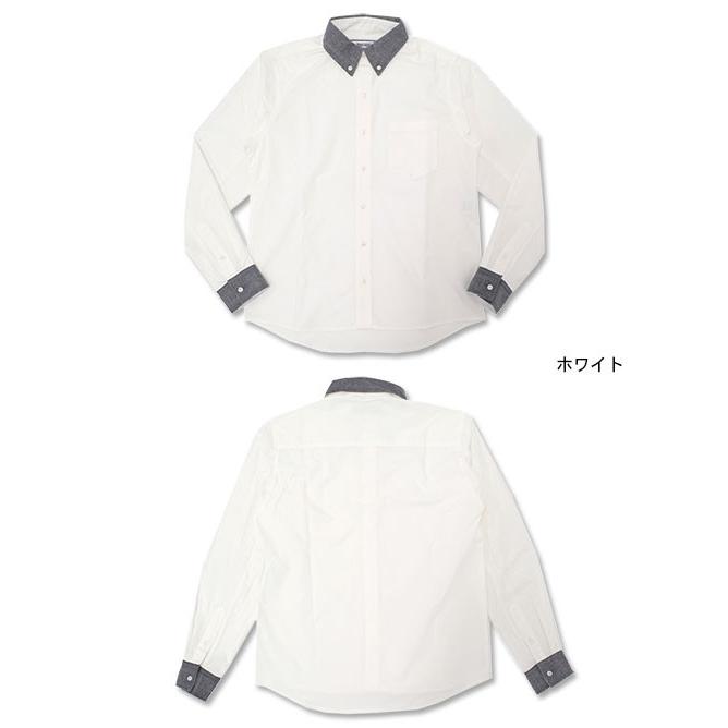 エスアールエス SRES シャツ 長袖 メンズ ウール セッティング ブロードクロス(SRS Wool Setting Broadcloth L/S Shirt トップス)｜icefield｜02