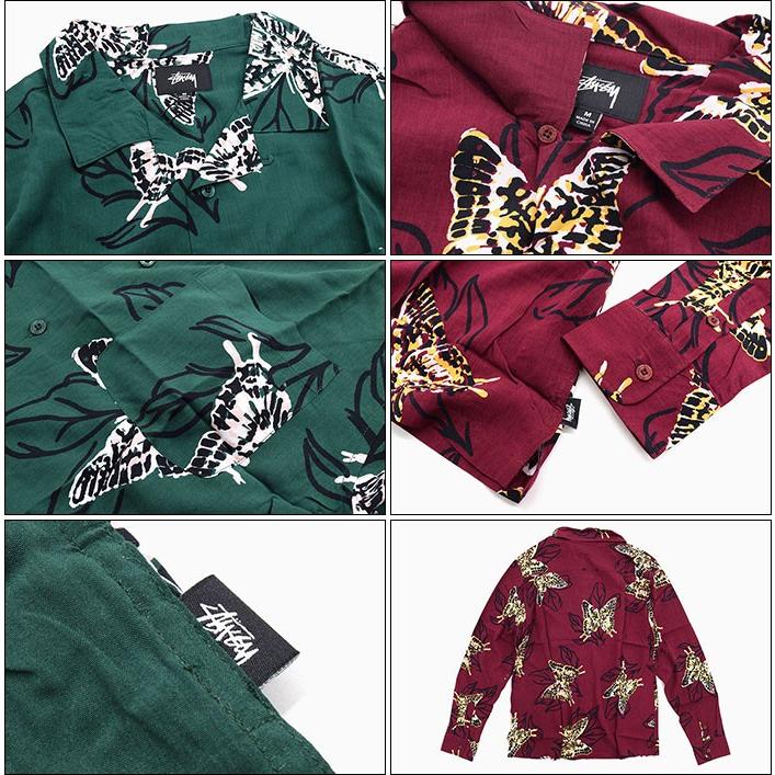 トップス Stussy Butterfly LS Shirt STUSSY ステューシー シャツ 長袖 メンズ Butterfly(stussy