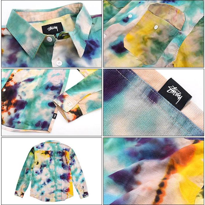 STUSSY（ステューシー） シャツ 長袖 メンズ Tie Dye Work(stussy
