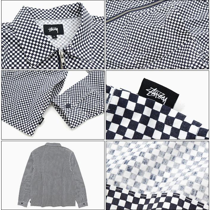 STUSSY（ステューシー） ジャケット メンズ Mini Check Full Zip Shirt