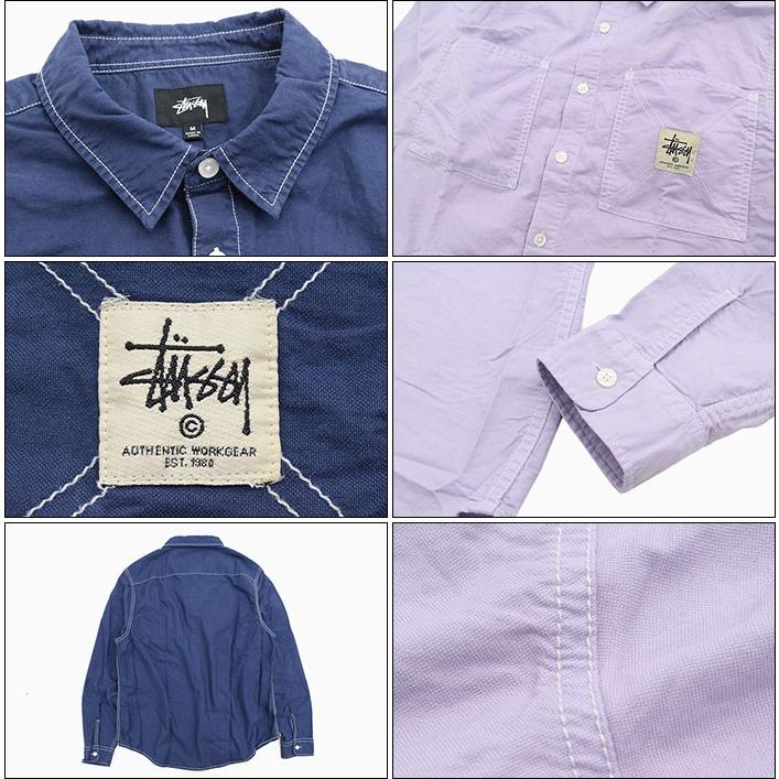 STUSSY ステューシー シャツ 長袖 メンズ Oxford Work(stussy shirt 