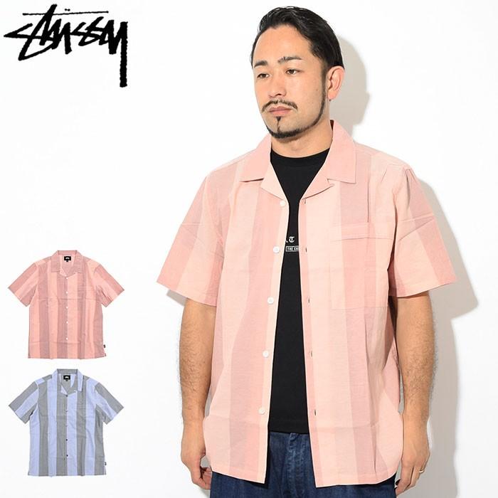 STUSSY（ステューシー） シャツ 半袖 メンズ Bold Stripe ( stussy