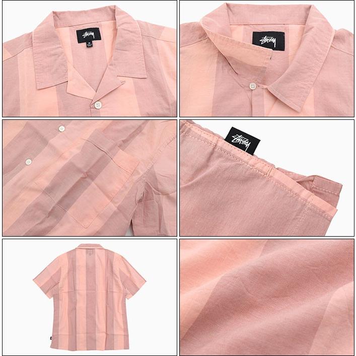 STUSSY ステューシー シャツ 半袖 メンズ Bold Stripe ( stussy