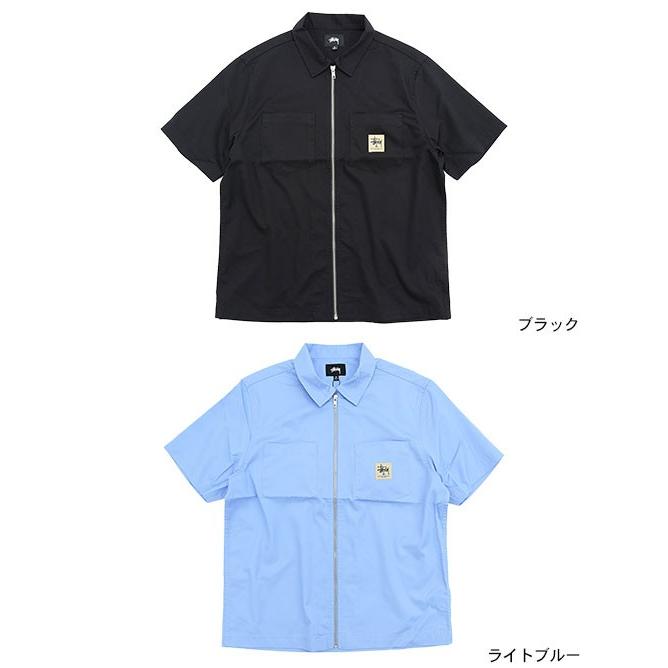 STUSSY ステューシー シャツ 半袖 メンズ Full Zip Work(stussy STUSSY ステューシー シャツ 半袖 メンズ Full Zip Work(stussy