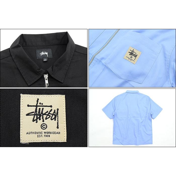 STUSSY ステューシー シャツ 半袖 メンズ Full Zip Work(stussy STUSSY ステューシー シャツ 半袖 メンズ Full Zip Work(stussy