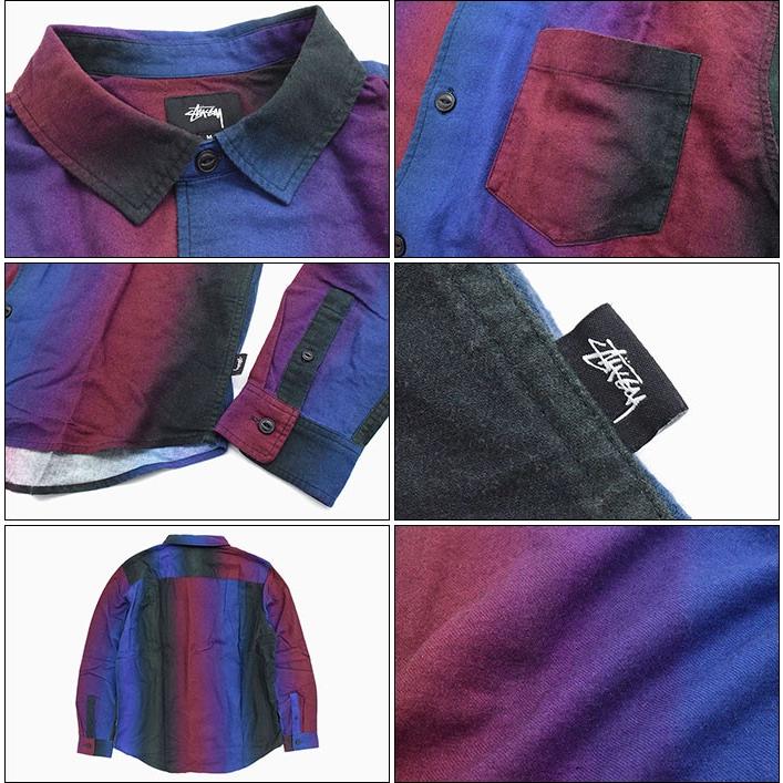 STUSSY（ステューシー） シャツ 長袖 メンズ Graduated Color ( stussy