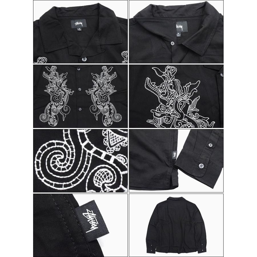 STUSSY（ステューシー） シャツ 長袖 メンズ Embroidered Dragon