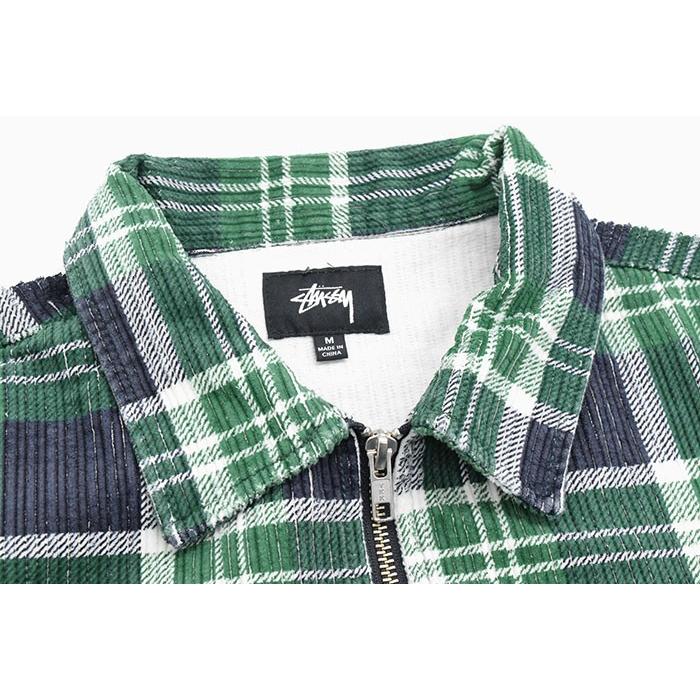 STUSSY ステューシー シャツ 長袖 メンズ Big Wale Cord Zip Up STUSSY ステューシー シャツ 長袖 メンズ Big Wale Cord Zip Up