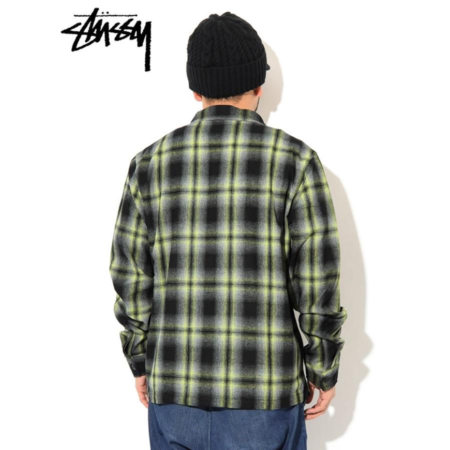 ステューシー シャツ 長袖 STUSSY メンズ Gunn Plaid Zip Up(stussy shirt ジップアップ カジュアルシャツ トップス 1110072 USAモデル 正規)｜icefield｜03