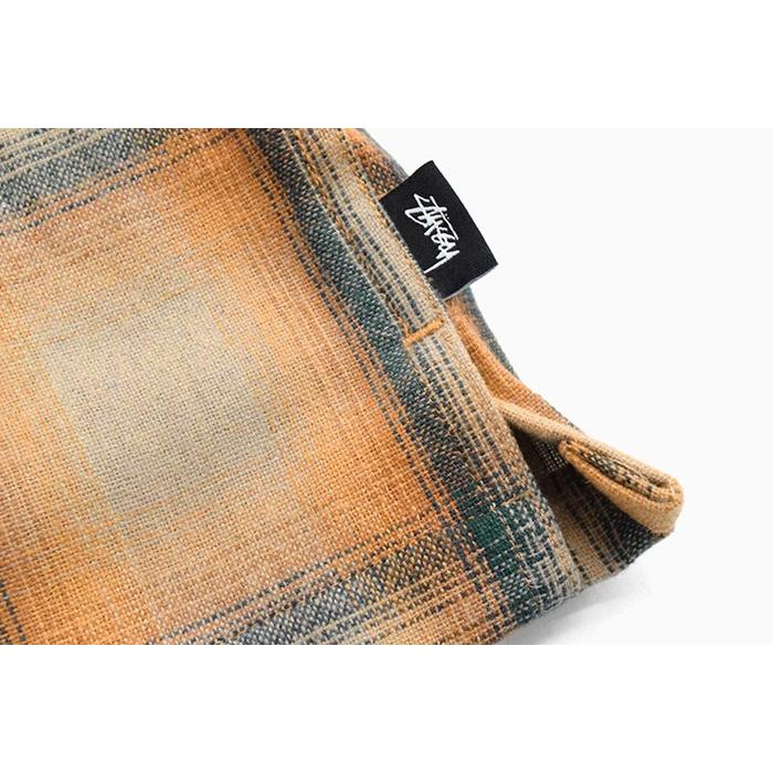 stussy フランネルジップシャツ STUSSY（ステューシー） シャツ 長袖 メンズ Gunn Plaid Zip Up(stussy