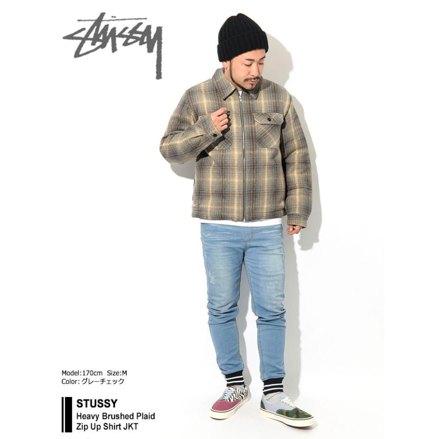 STUSSY ステューシー ジャケット メンズ Heavy Brushed Plaid STUSSY ステューシー ジャケット メンズ Heavy Brushed Plaid
