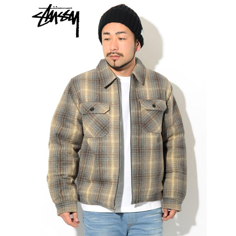 STUSSY ステューシー ジャケット メンズ Heavy Brushed Plaid STUSSY ステューシー ジャケット メンズ Heavy Brushed Plaid