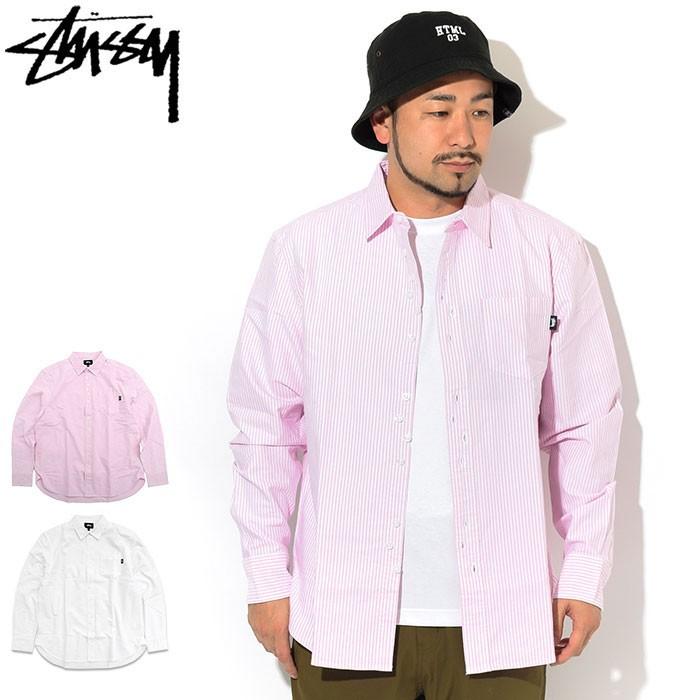STUSSY ステューシー シャツ 長袖 メンズ Crazy Button Oxford STUSSY ステューシー シャツ 長袖 メンズ Crazy Button Oxford