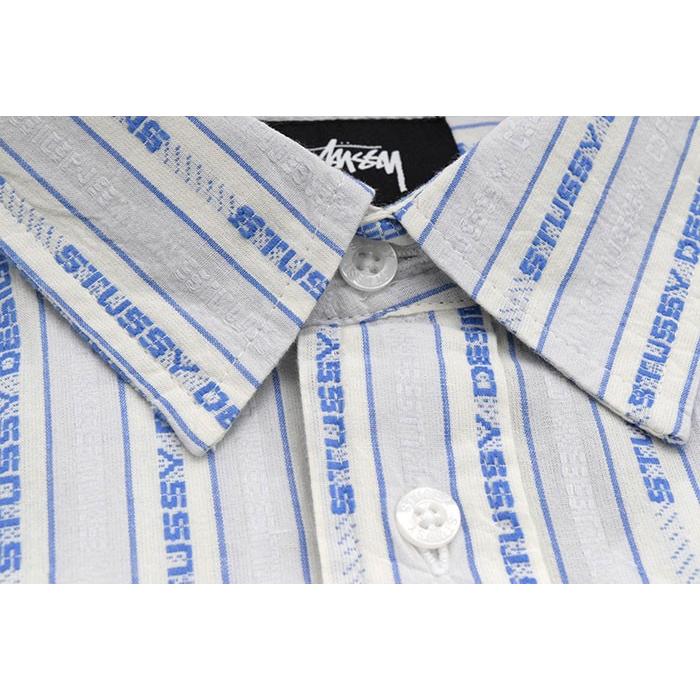 STUSSY（ステューシー） シャツ 長袖 メンズ Jacquard Logo Stripe 