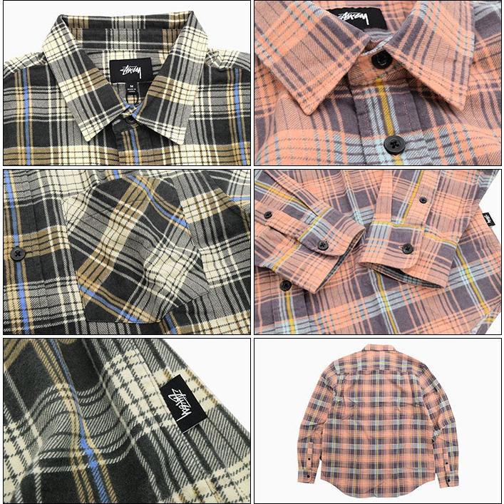 STUSSY ステューシー シャツ 長袖 メンズ Lawrence Plaid STUSSY ステューシー シャツ 長袖 メンズ Lawrence Plaid