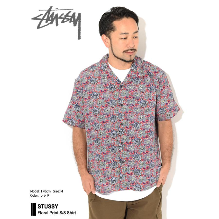 STUSSY（ステューシー） シャツ 半袖 メンズ Floral Print ( stussy