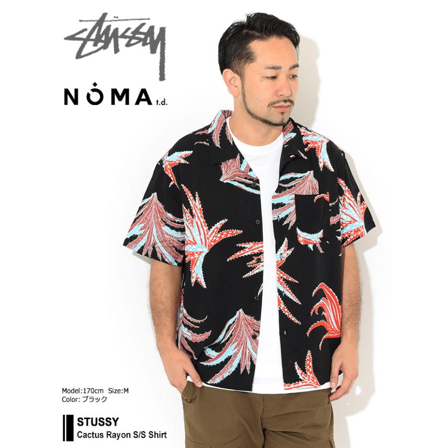 ステューシー シャツ 半袖 STUSSY メンズ Cactus Rayon (stussy shirt