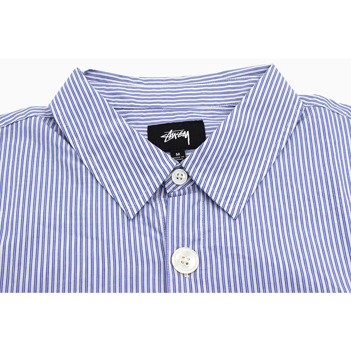 STUSSY ステューシー シャツ 長袖 メンズ Big Button Stripe STUSSY ステューシー シャツ 長袖 メンズ Big Button Stripe