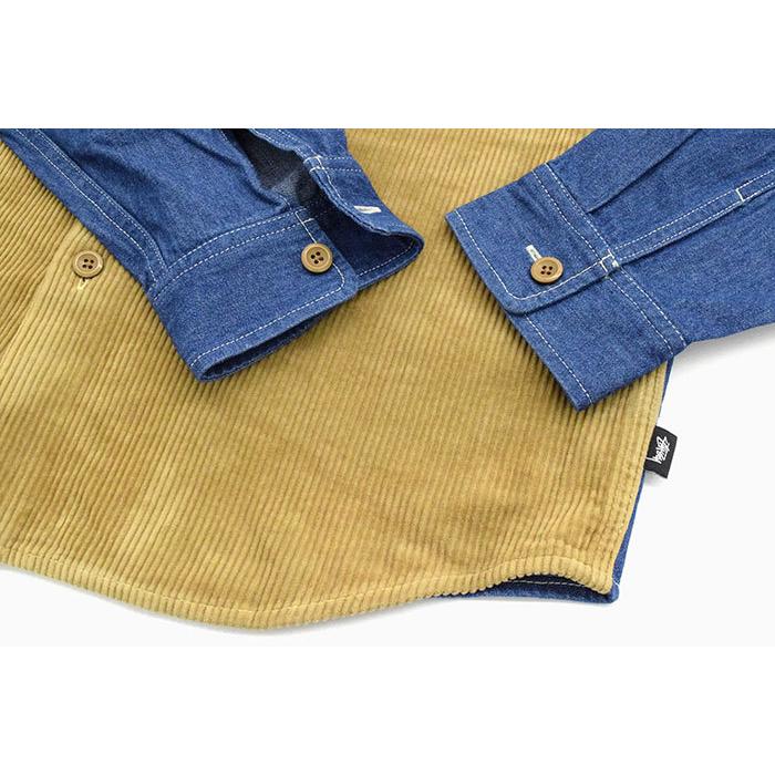 STUSSY（ステューシー） シャツ 長袖 メンズ Cord Denim Mix ( stussy