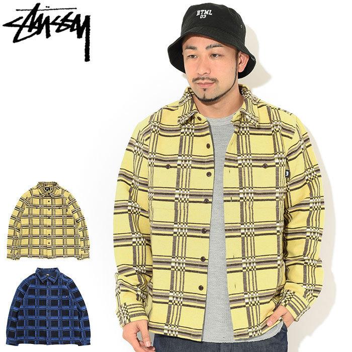 ステューシー シャツ 長袖 STUSSY メンズ Langley Plaid ( stussy shirt チェック カジュアルシャツ トップス 1110136 USAモデル 正規 )｜icefield