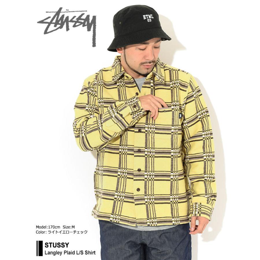 ステューシー シャツ 長袖 STUSSY メンズ Langley Plaid ( stussy shirt チェック カジュアルシャツ トップス 1110136 USAモデル 正規 )｜icefield｜04