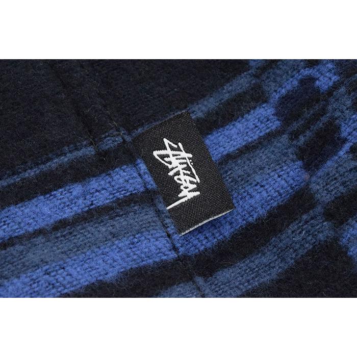 YOU【入手困難】【Stussy】【Lサイズ】【 青✖黒】 長袖チェック STUSSY（ステューシー） シャツ 長袖 メンズ Langley Plaid ( stussy