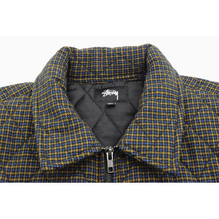 STUSSY ステューシー ジャケット メンズ Mini Check Quilted Zip STUSSY ステューシー ジャケット メンズ Mini Check Quilted Zip