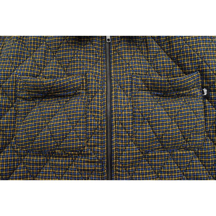 STUSSY（ステューシー） ジャケット メンズ Mini Check Quilted Zip