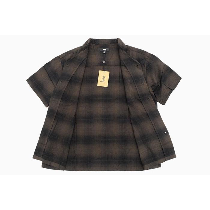STUSSY ステューシー シャツ 半袖 メンズ Boxy Shadow Plaid STUSSY ステューシー シャツ 半袖 メンズ Boxy Shadow Plaid