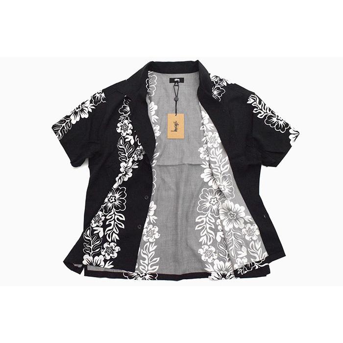 stussy ステューシー　総柄　半袖シャツ　アロハシャツ　ハワイアンシャツ　L stussy ステューシー 総柄 半袖シャツ アロハシャツ ハワイアン