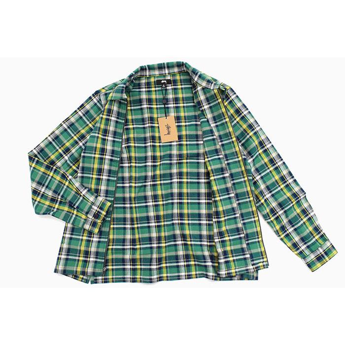 ステューシー シャツ 長袖 STUSSY メンズ Classic Zip Up Plaid