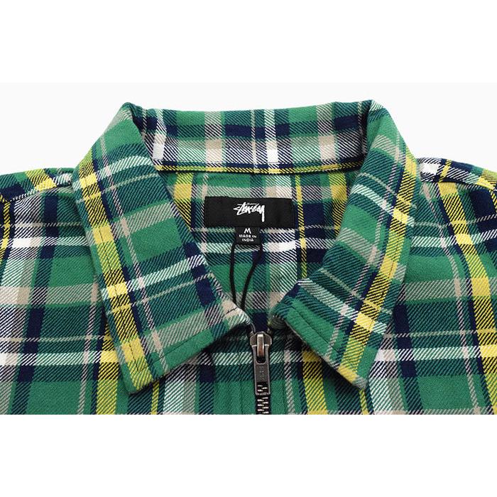 STUSSY ステューシー シャツ 長袖 メンズ Classic Zip Up Plaid STUSSY ステューシー シャツ 長袖 メンズ Classic Zip Up Plaid