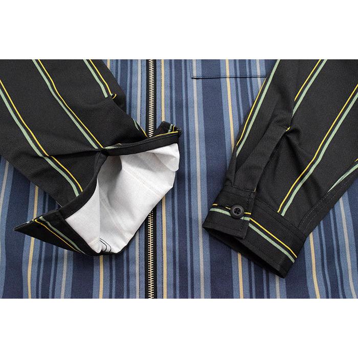 STUSSY（ステューシー） シャツ 長袖 メンズ Mix Stripe Zip Up Work