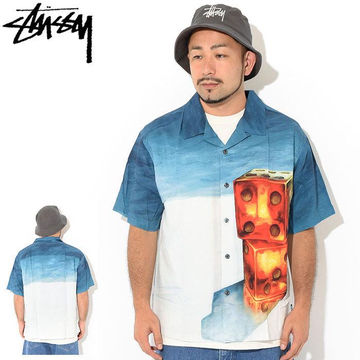Stussy dice painting レーヨンシャツ STUSSY ステューシー Dice Painting Shirt オープンカラー