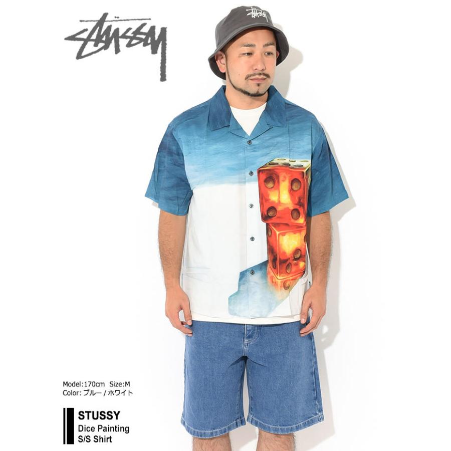 STUSSY（ステューシー） シャツ 半袖 メンズ Dice Painting ( stussy